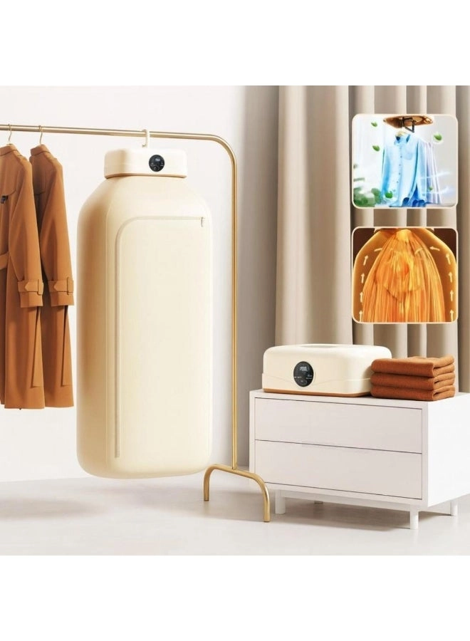 Portable Mini Clothes Dryer - 360° Hot Air Circulation Adjustable Digital Timer