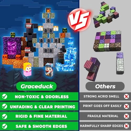 Magnetic Blocks - Dark Castle Sword Domain World 150 pcs