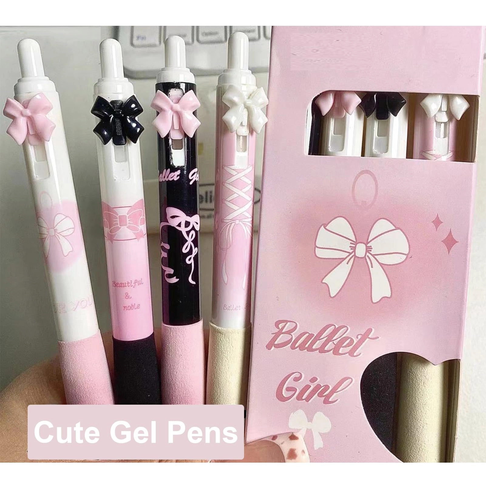 Cute Gel Pen - 4Pcs 0.5mm