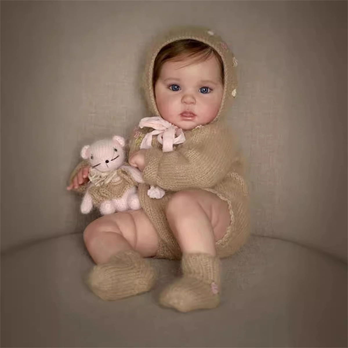 GYCV Reborn Baby Doll - 20 Inch Silicone Open Eyes Ages 3+