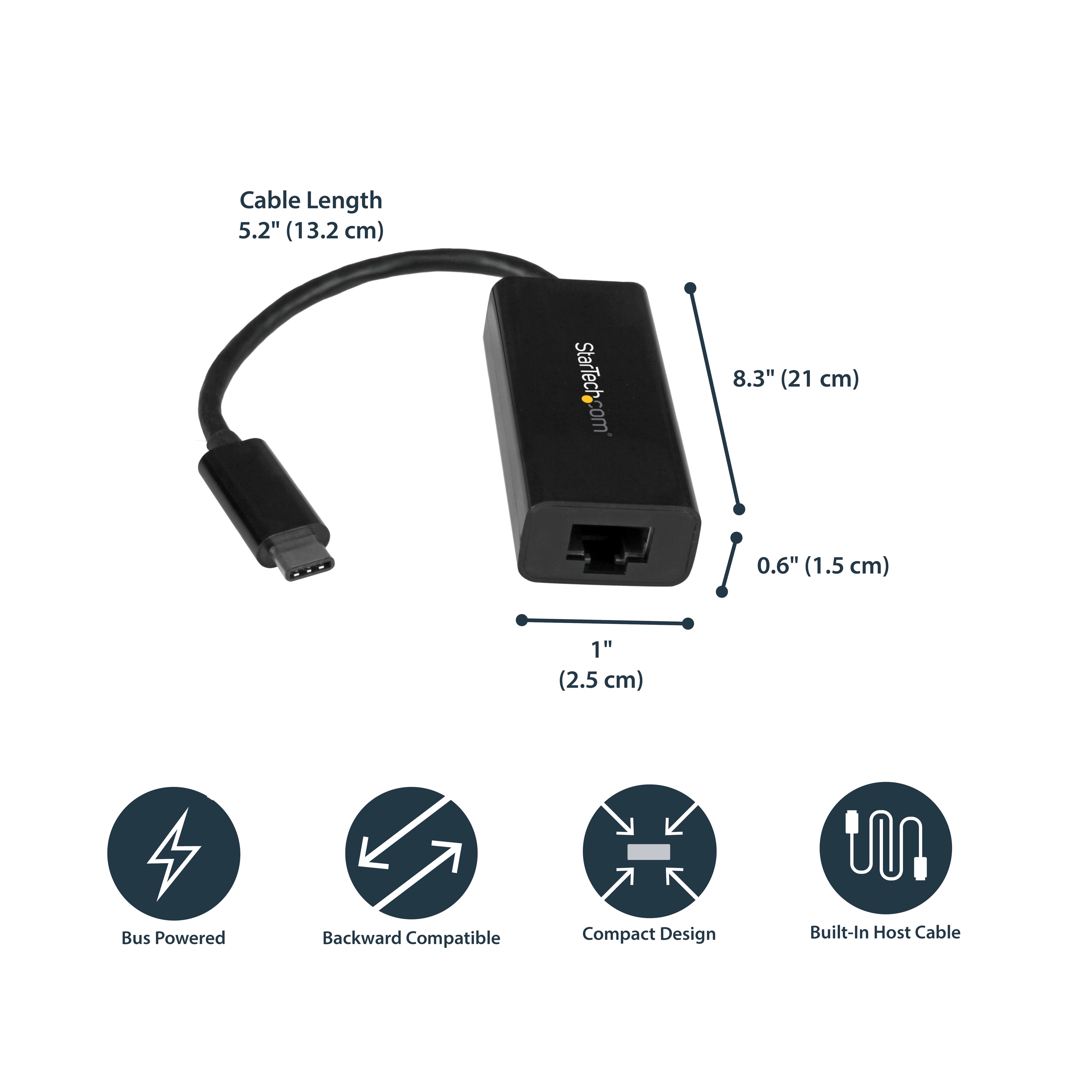 USB-C to Gigabit Ethernet Adapter - USB-C Ethernet