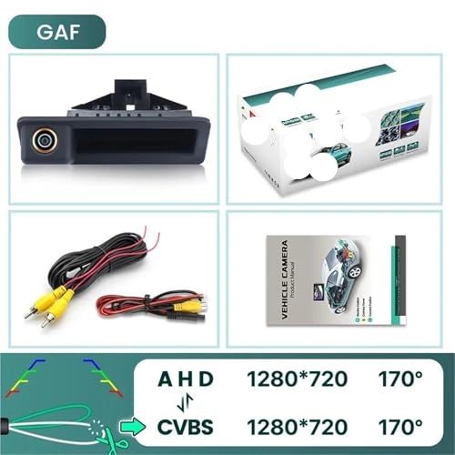 Rear View Camera Fisheye - Night vision Wired 1080P