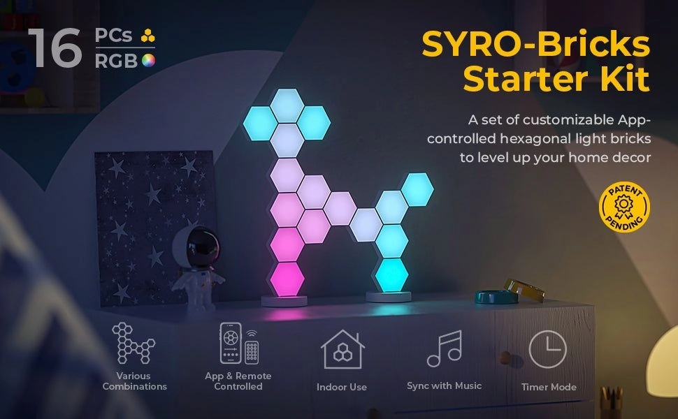 LED Syro Box - 16RGB SET Letters