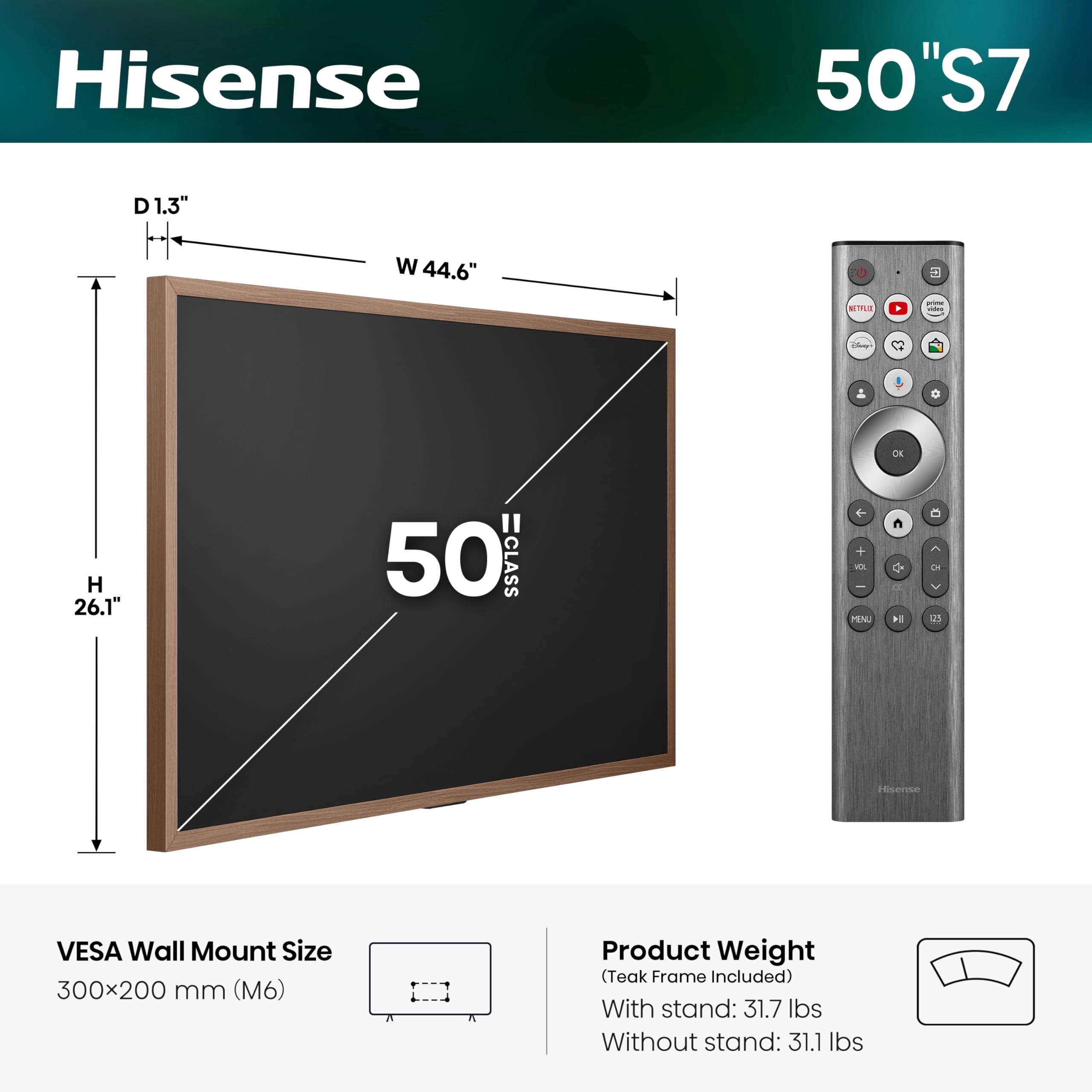 50S7SG - 50-Inch
