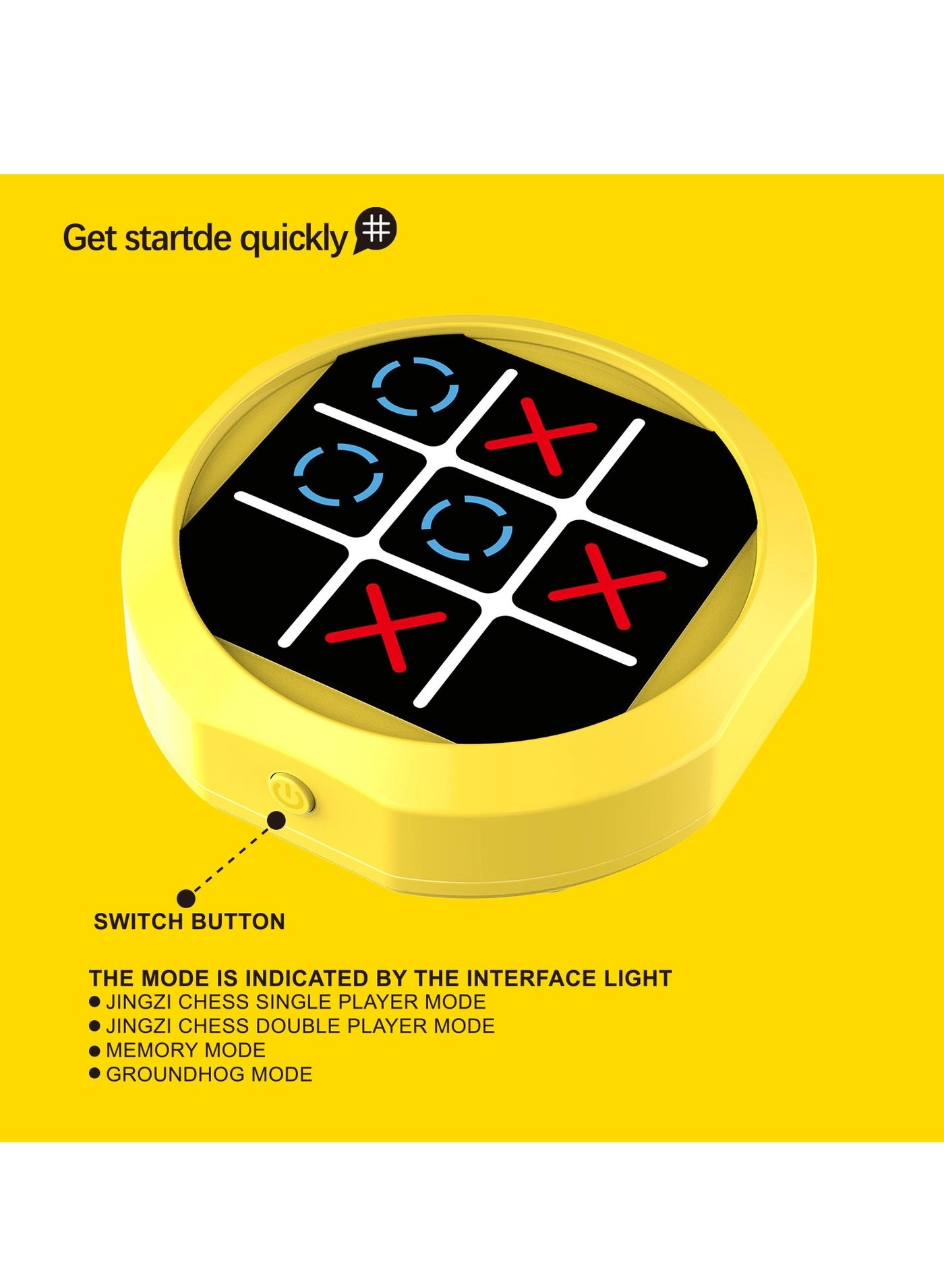 Electronic Tic-Tac-Toe Bolt Game - 3-in-1 Portable