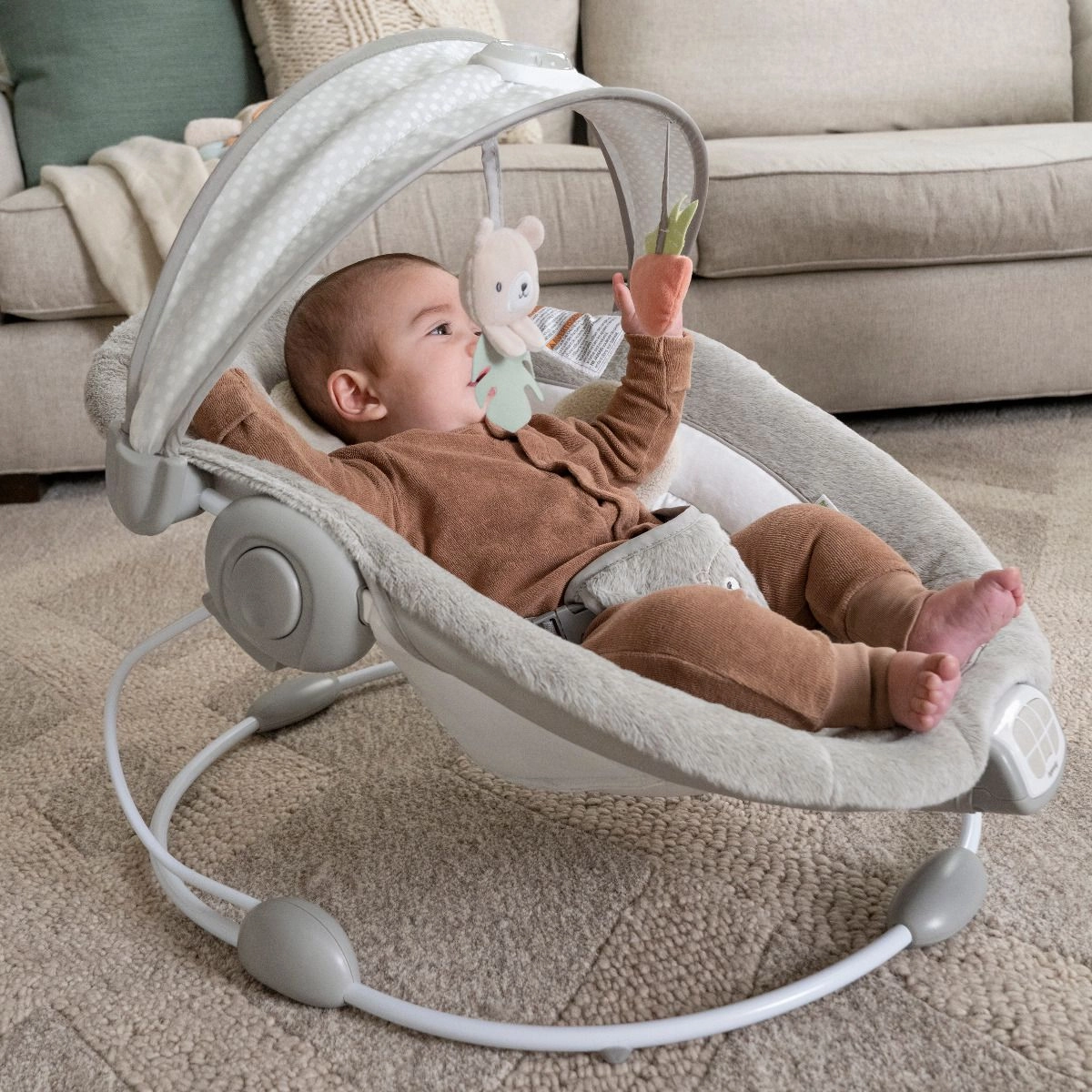 InLighten Bouncer Nate - Light Brown 6 months