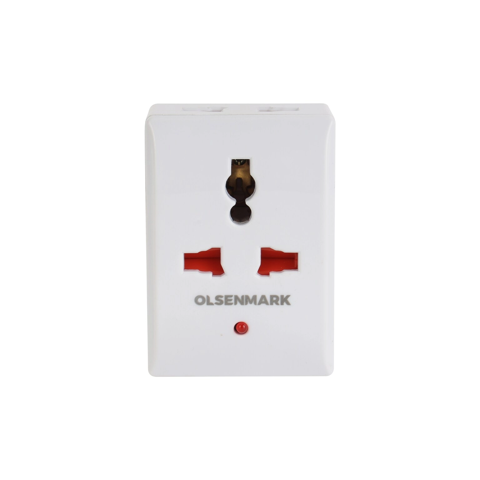 Olsenmark Middle East L.L.C 3 Way Universal Adaptor - Square Pin