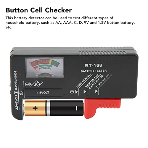 BT 168 - Portable 2PCS Button Cell Battery Tester