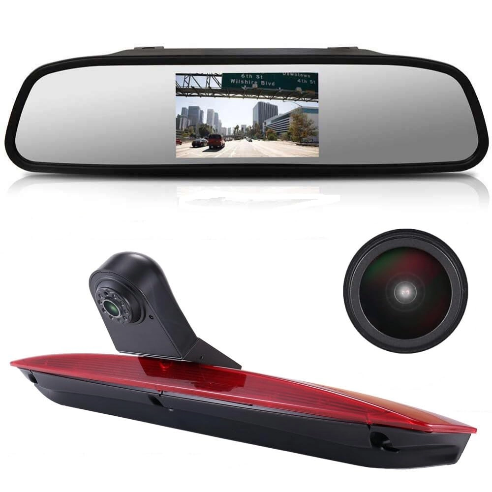 Reversing Camera + LCD Colour Display Monitor - Night vision AHD video signal or CVBS signal 1280 x 720 pixels