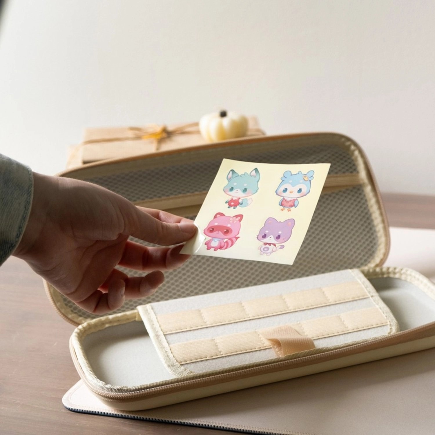 Tanooki Cozy Bag - Nintendo Switch 2 Pink