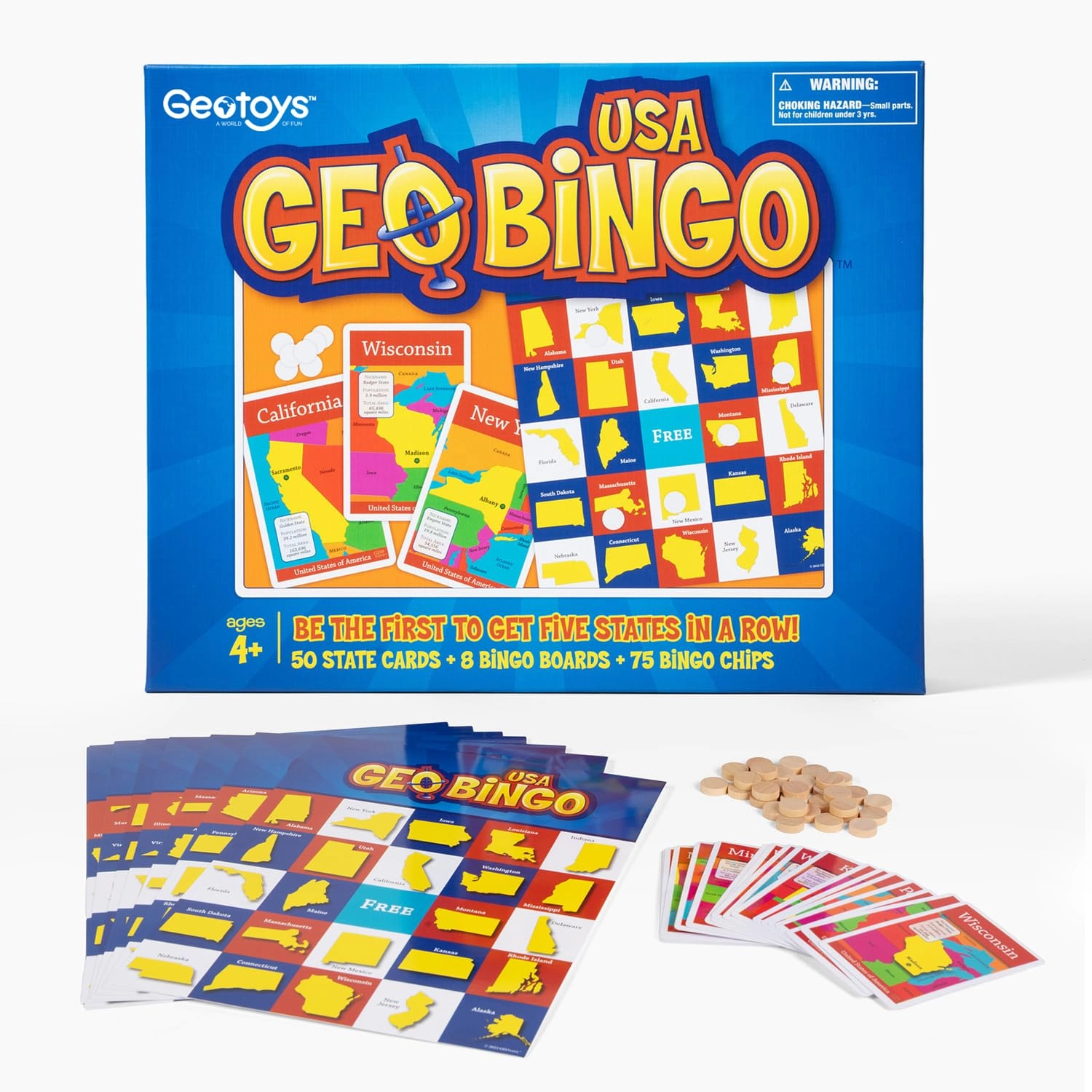 Geotoys GeoBingo: USA
