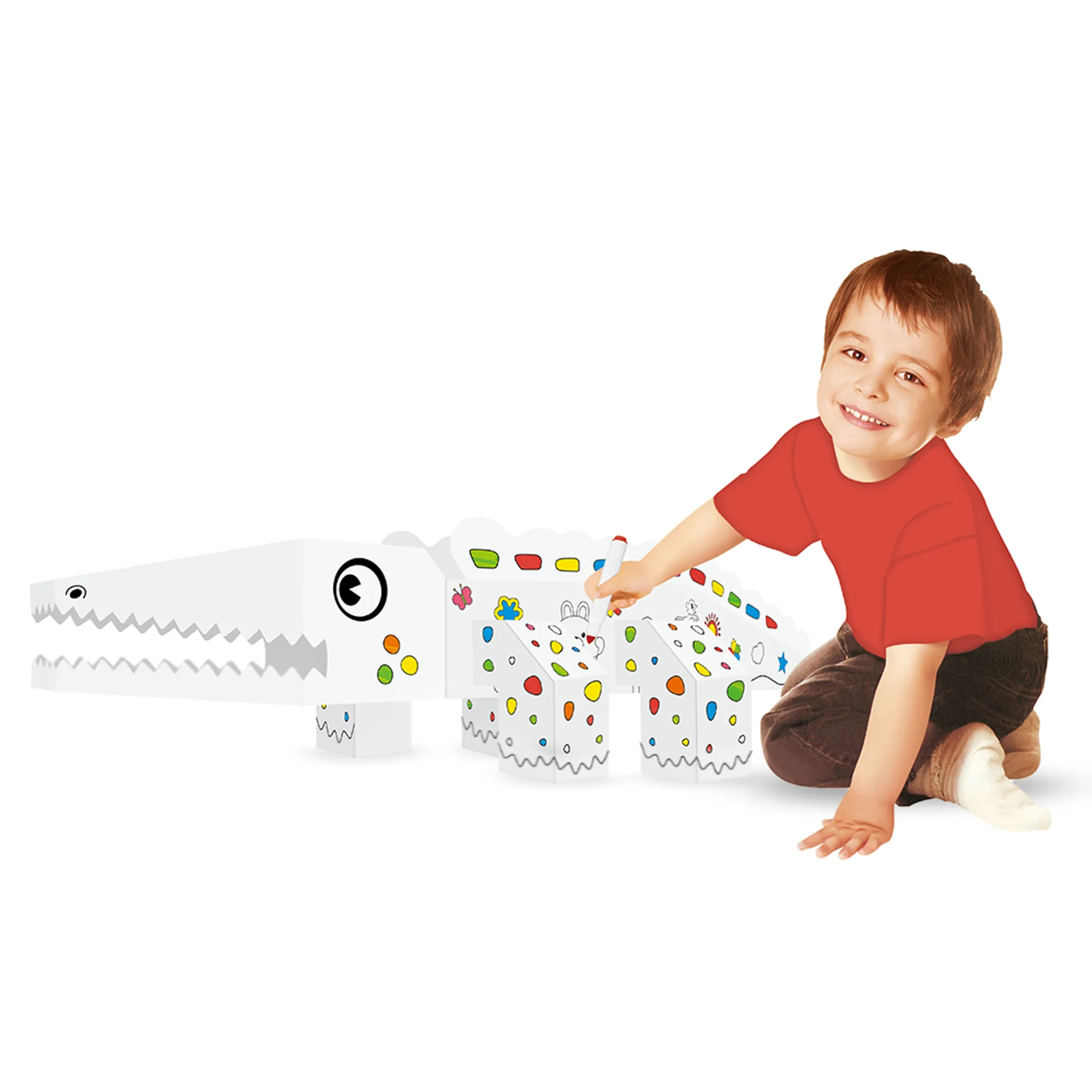 DIY Doodle Colouring Kit - 6 sketch pens