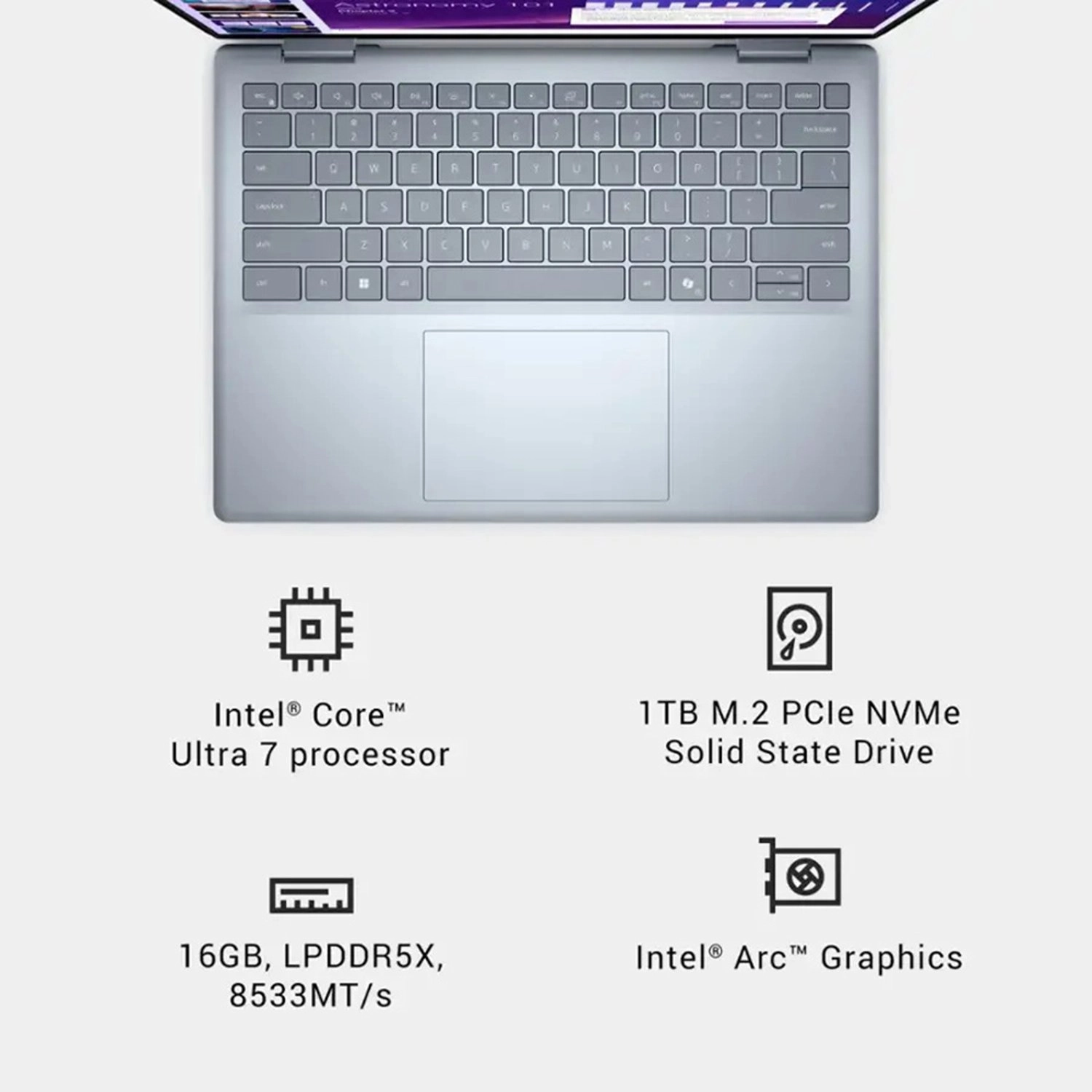 Plus 2-in-1 Convertible 256V - 14'' Core Ultra 7 16GB DDR5 1TB SSD