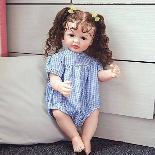 Reborn Doll - 22 Inches (55 cm) Vinyl Girl Sleeping Ages 3+
