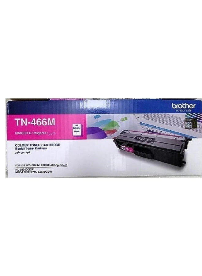 TN-466M - 6,500 pages Magenta