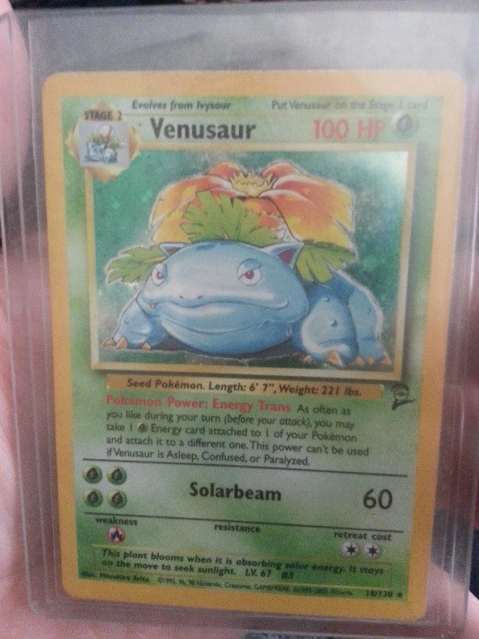 Pokmon Venusaur (18) - Base Set 2 - Holo