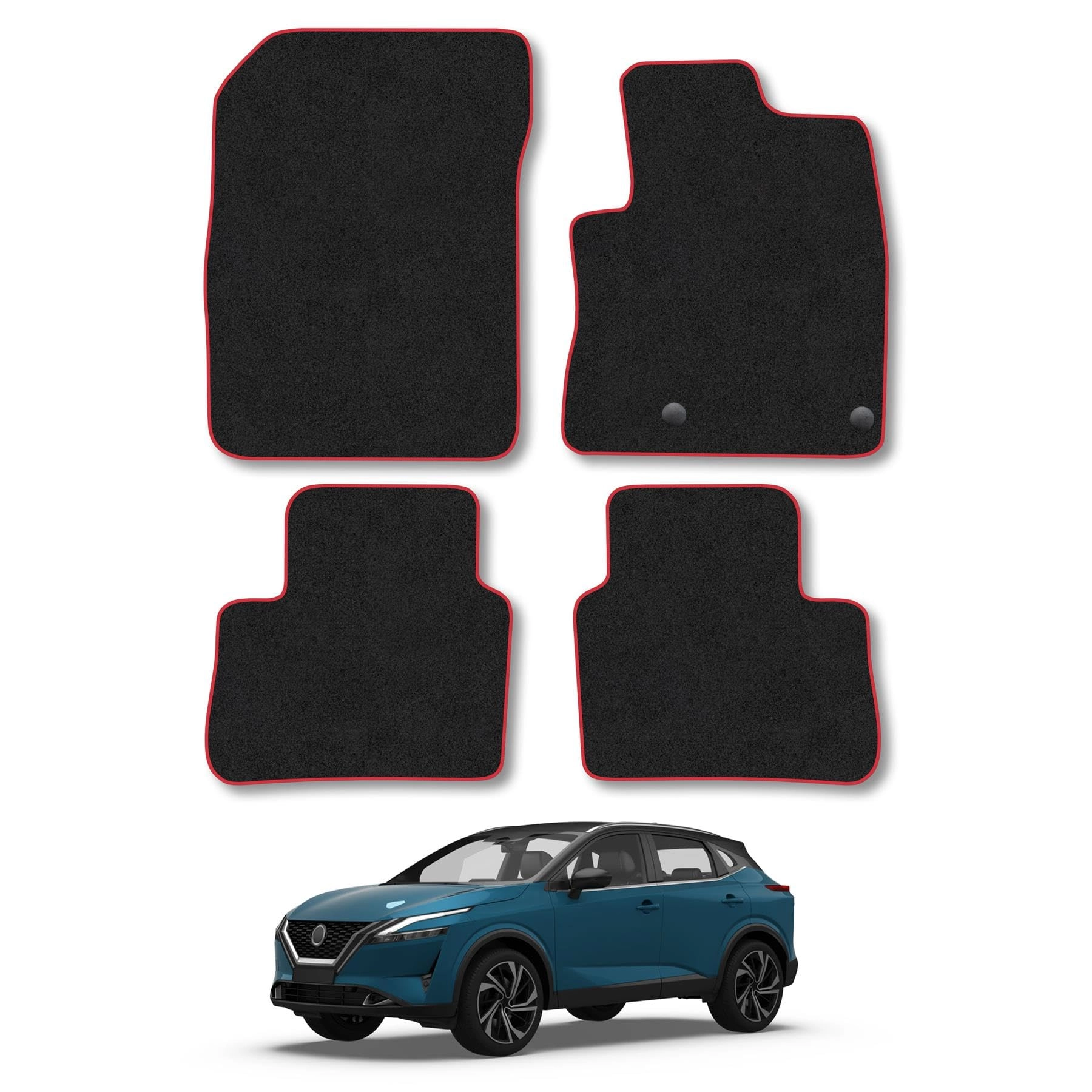 car mat co Qashqai - Nissan 2021+ Full Front & Rear