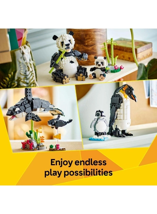 Creator 3in1 Wild Animals: Panda Family (31165) - 8+