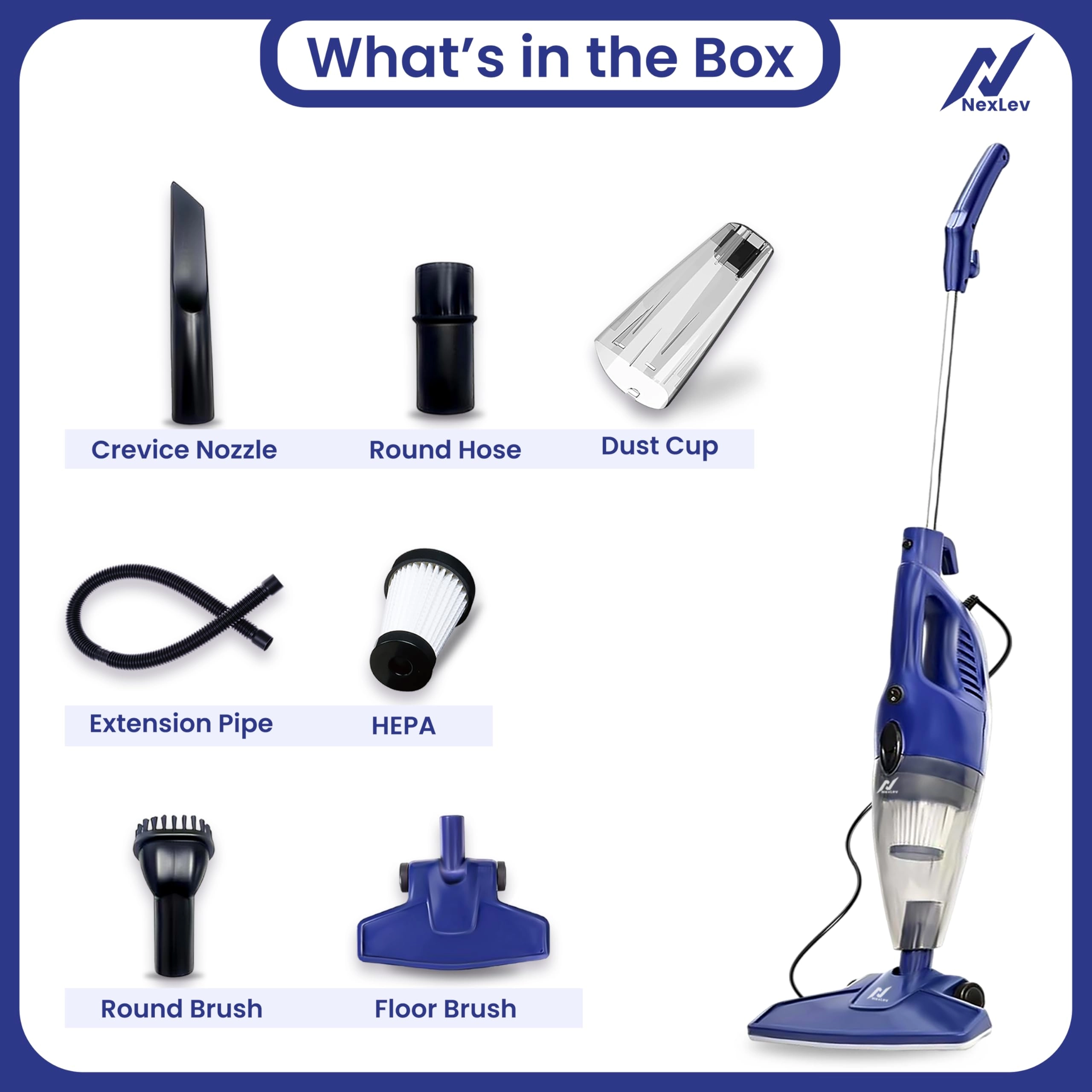 VC-01 - 2 in 1 Handheld & Stick 17500 PA Suction