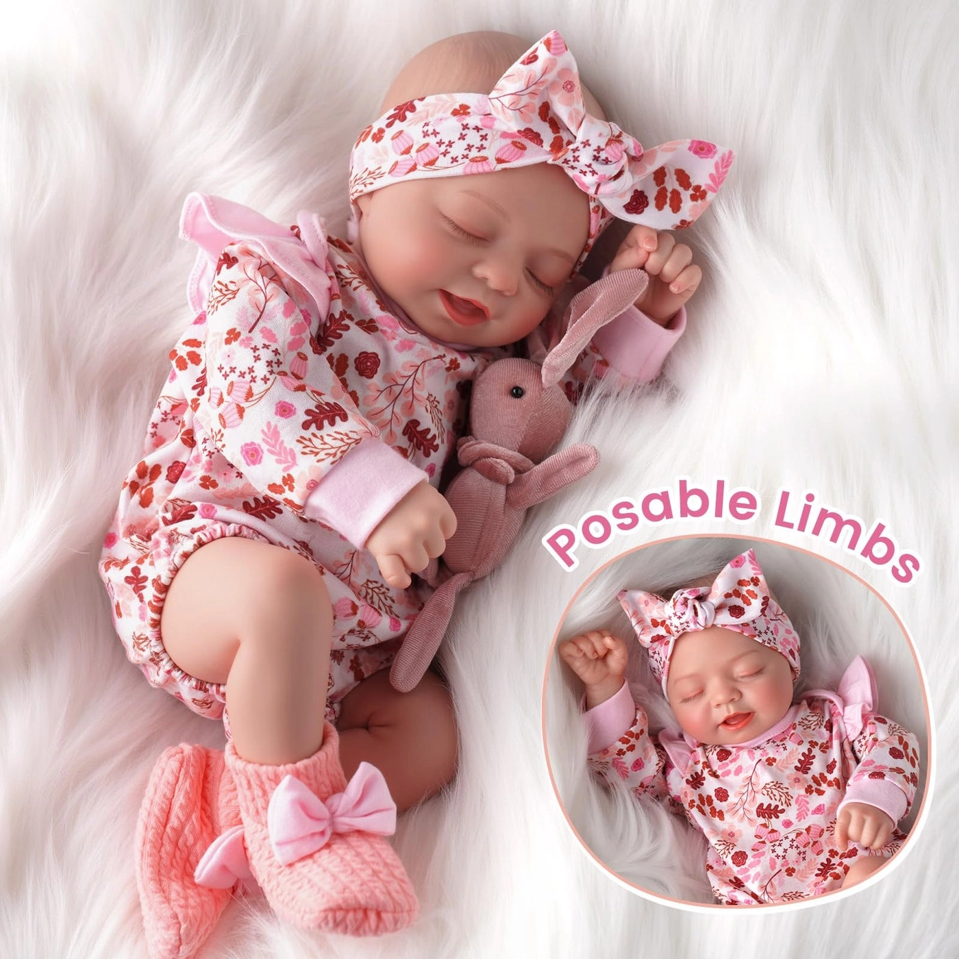 Eli Reborn Baby Doll - 17 Inch Full Vinyl Ages 3+