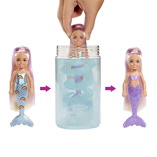 Chelsea Doll - Color Reveal Rainbow Mermaid Series 6 Surprises