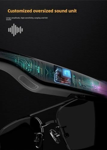 Smart Sunglasses - Bluetooth 5.4 Dual Stereo Sound