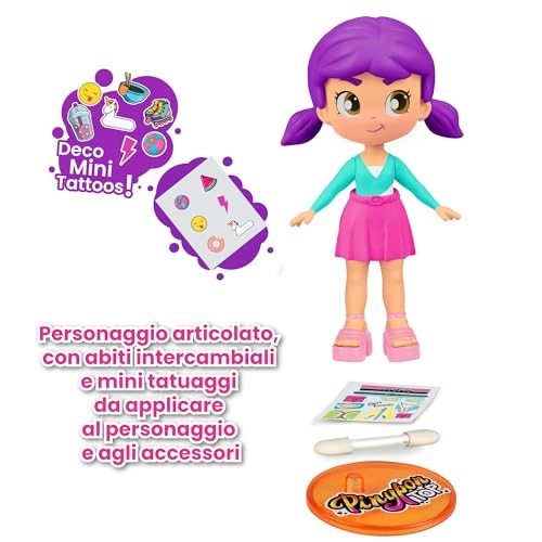 Articulated figure - 11cm Purple Ages 4+