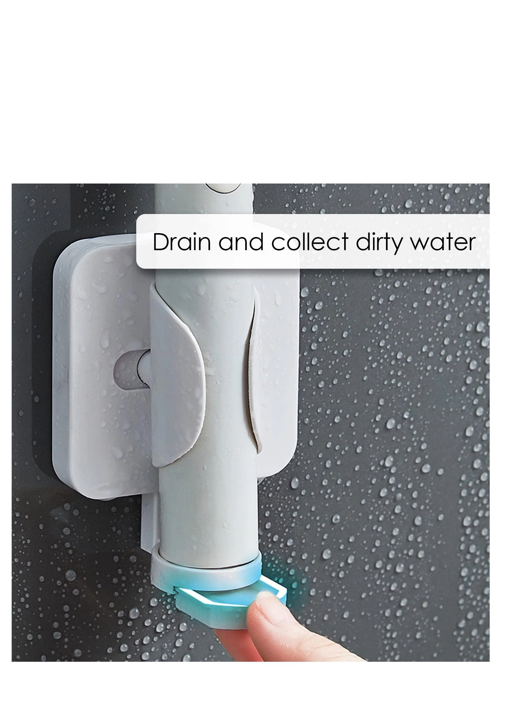 Electric Toothbrush Holder - Any toothbrush and electric toothbrush heads Wall-Mounted