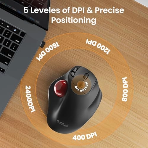 Trackball Mouse - Bluetooth USB