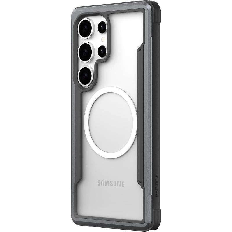 Raptic Shield Back Cover Mobile Case with MagSafe for Samsung Galaxy S25 Ultra