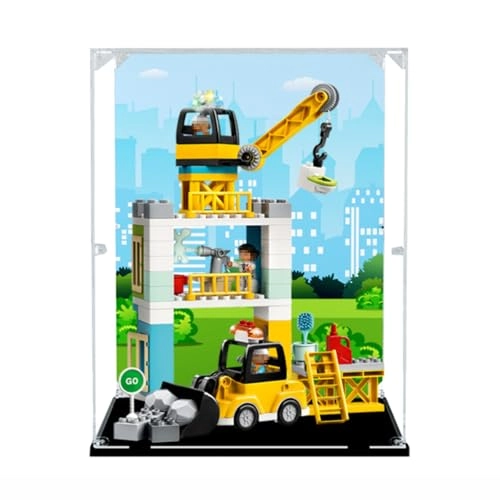 Figures Display Box for LEGO 10933 Town To-wer - acrylic