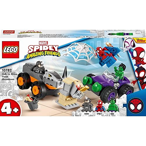Marvel Hulk vs. Rhino Truck Showdown (10782) - Spidey And His Amazing Friends Series