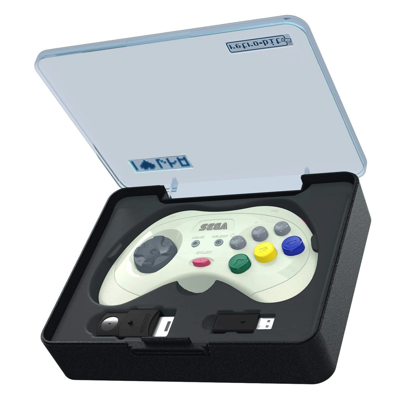 Sega Saturn Wireless Controller - White SEGA Genesis SEGA Genesis Mini PC Mac PS3 Switch