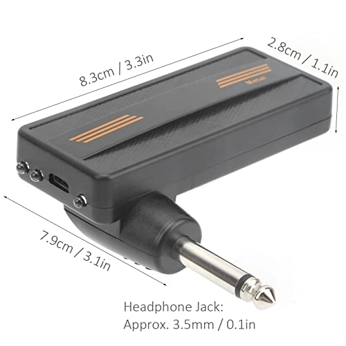 Guitar Headphone Amplifier - OTG Recording USB Charging Chorus Tremolo