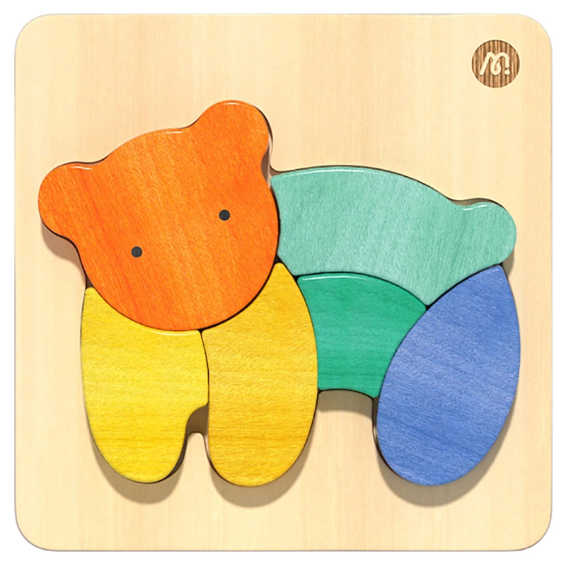 MIDEER Bear Wooden Puzzle (TOP-MD1160) - 6 pcs