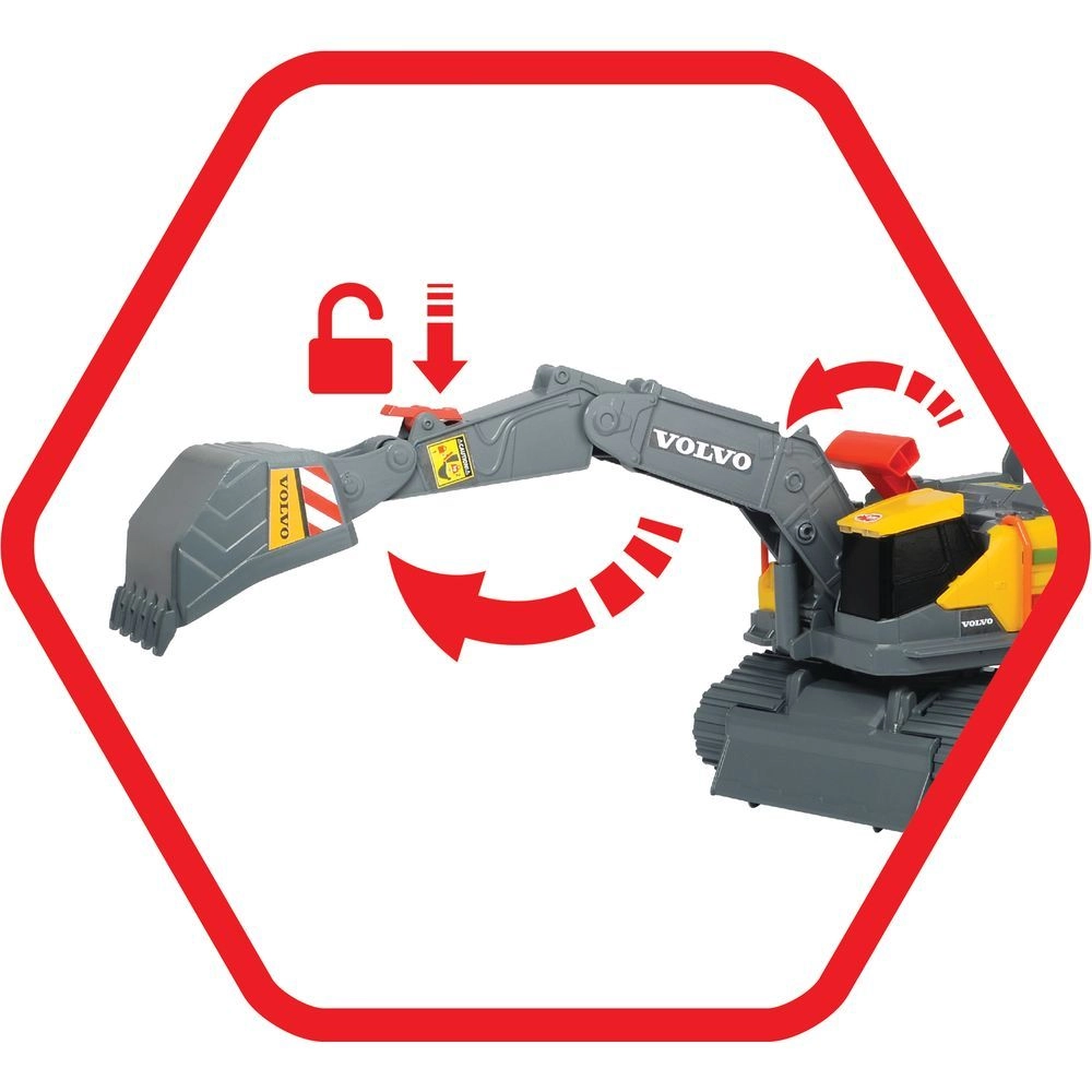 Volvo Weight Lift Excavator - 18 x 34 x 25 cm 3+