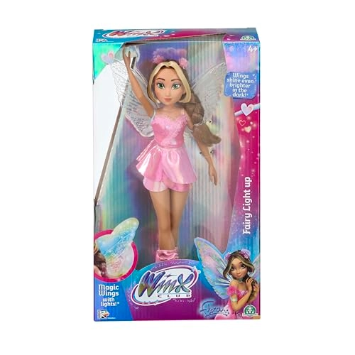 Flora Articulated Doll - 26 cm Luminous Wings Ages 3+