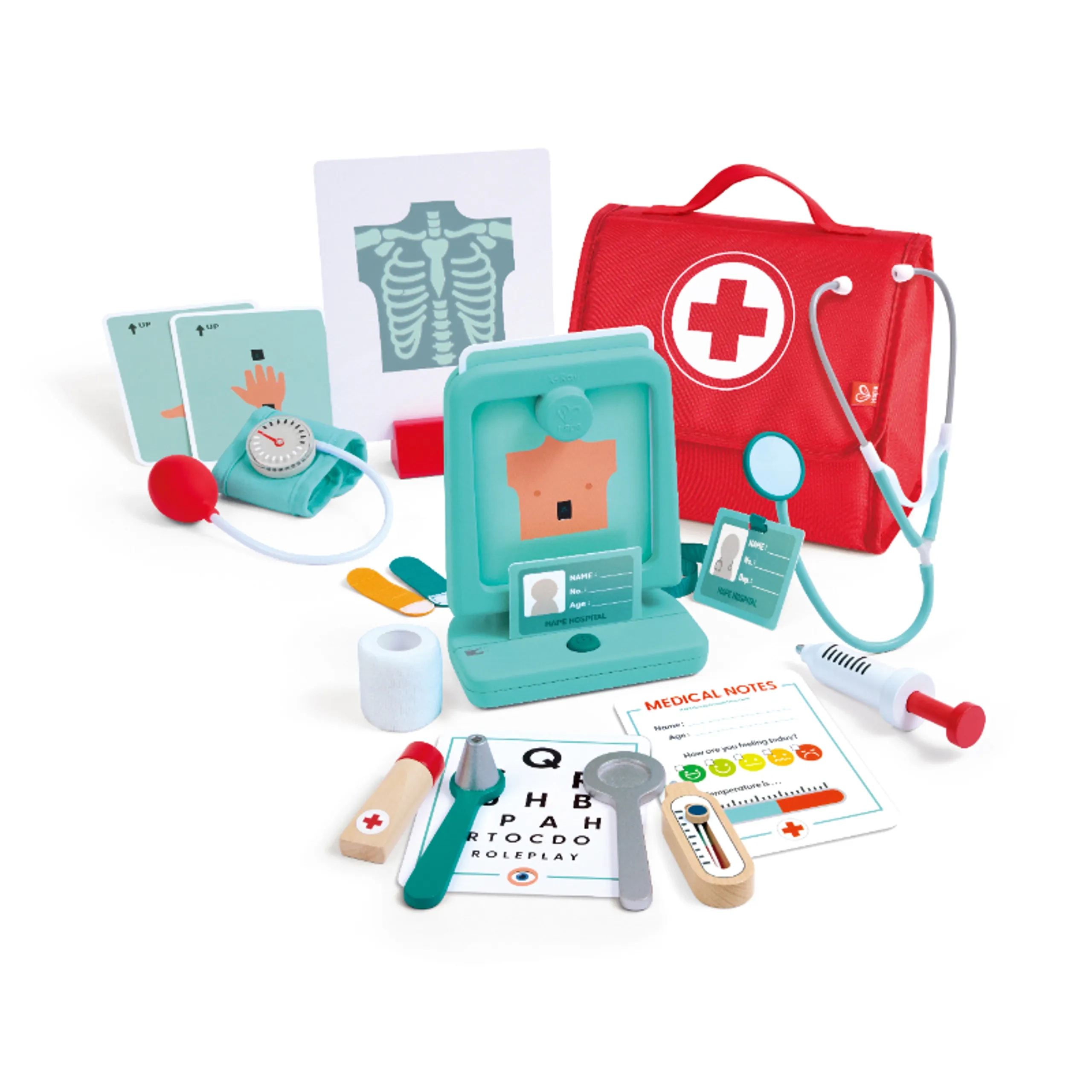 Hape Little Doctor's Medical Set - 21 pcs (531-E3228)