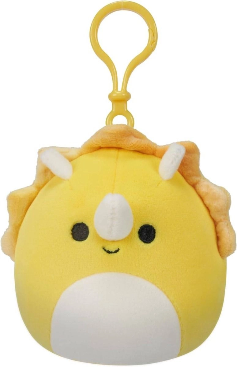 Squishmallows Triceratops Lancaster 11.43 cm Plush Clip-On