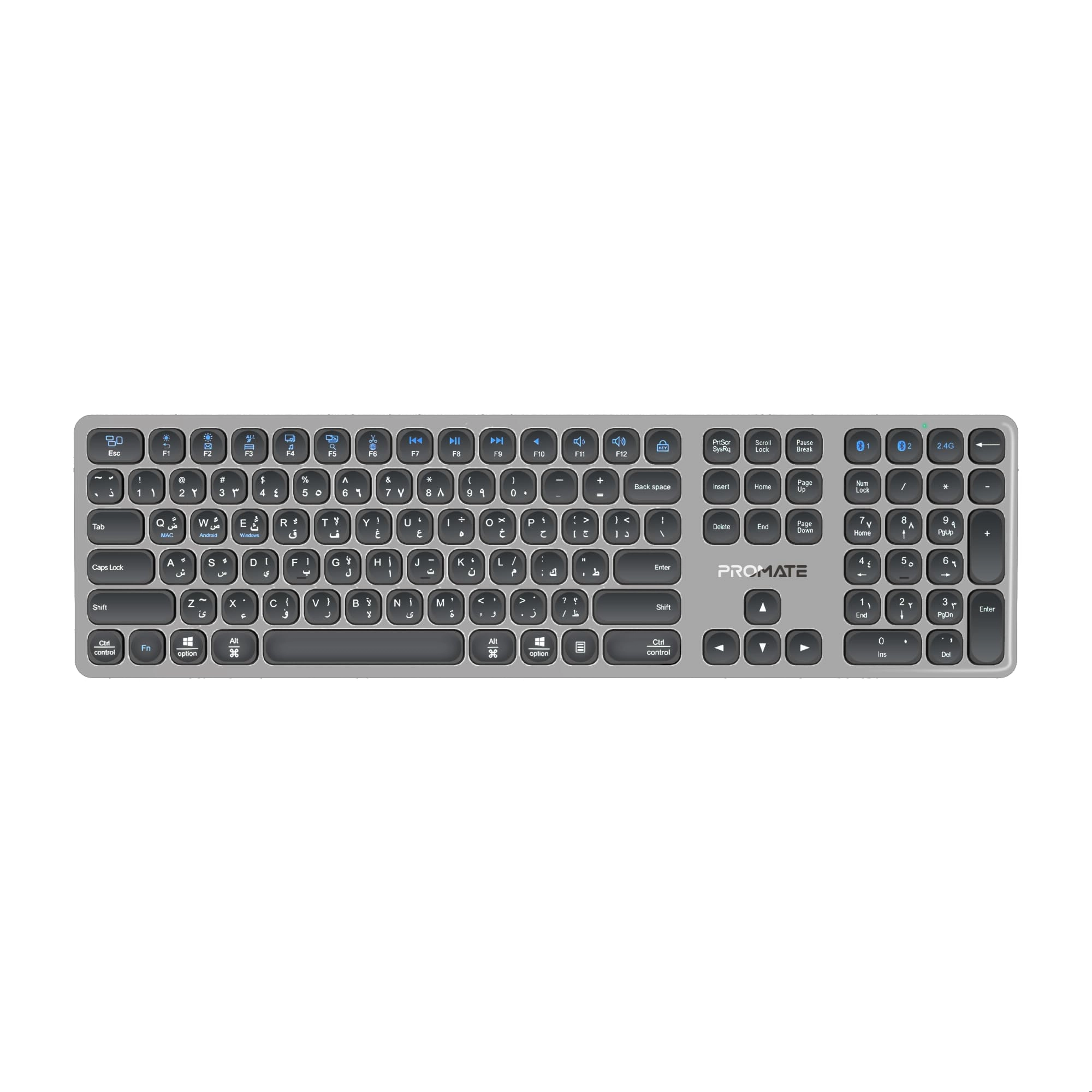 Promate Technologies Ltd. ProKeys-X2 - QWERTY Wireless
