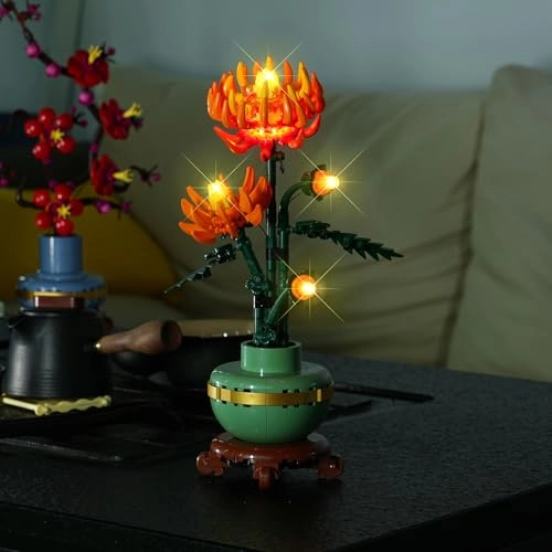 LED Light Kit - Compatible with Lego 10368 Chrysanthemum Lights Only