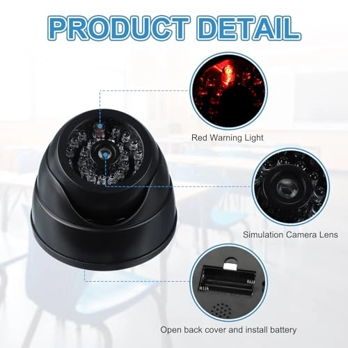 Fake Security Camera - Indoor & Outdoor