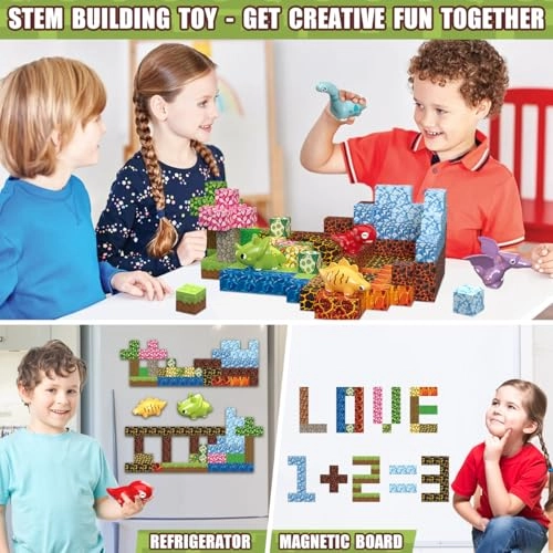 Magnetic Building Blocks - 205 pcs