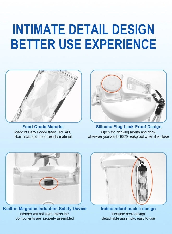 A9-B - Portable USB Rechargeable Blender