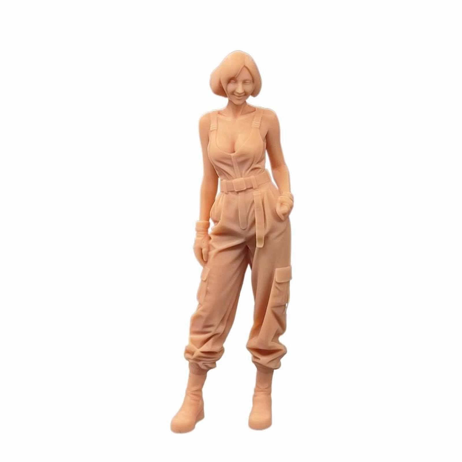 ZEDACAKAI Figurine Fashion Trendy Girl Model Miniature Scene - 1/24