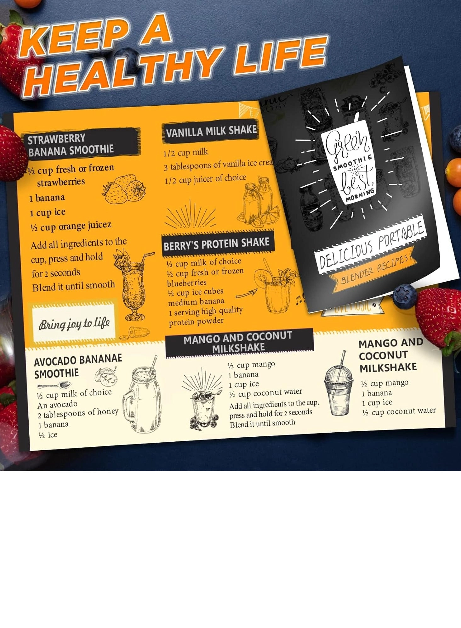 Blender - Portable USB Rechargeable 6-Blade