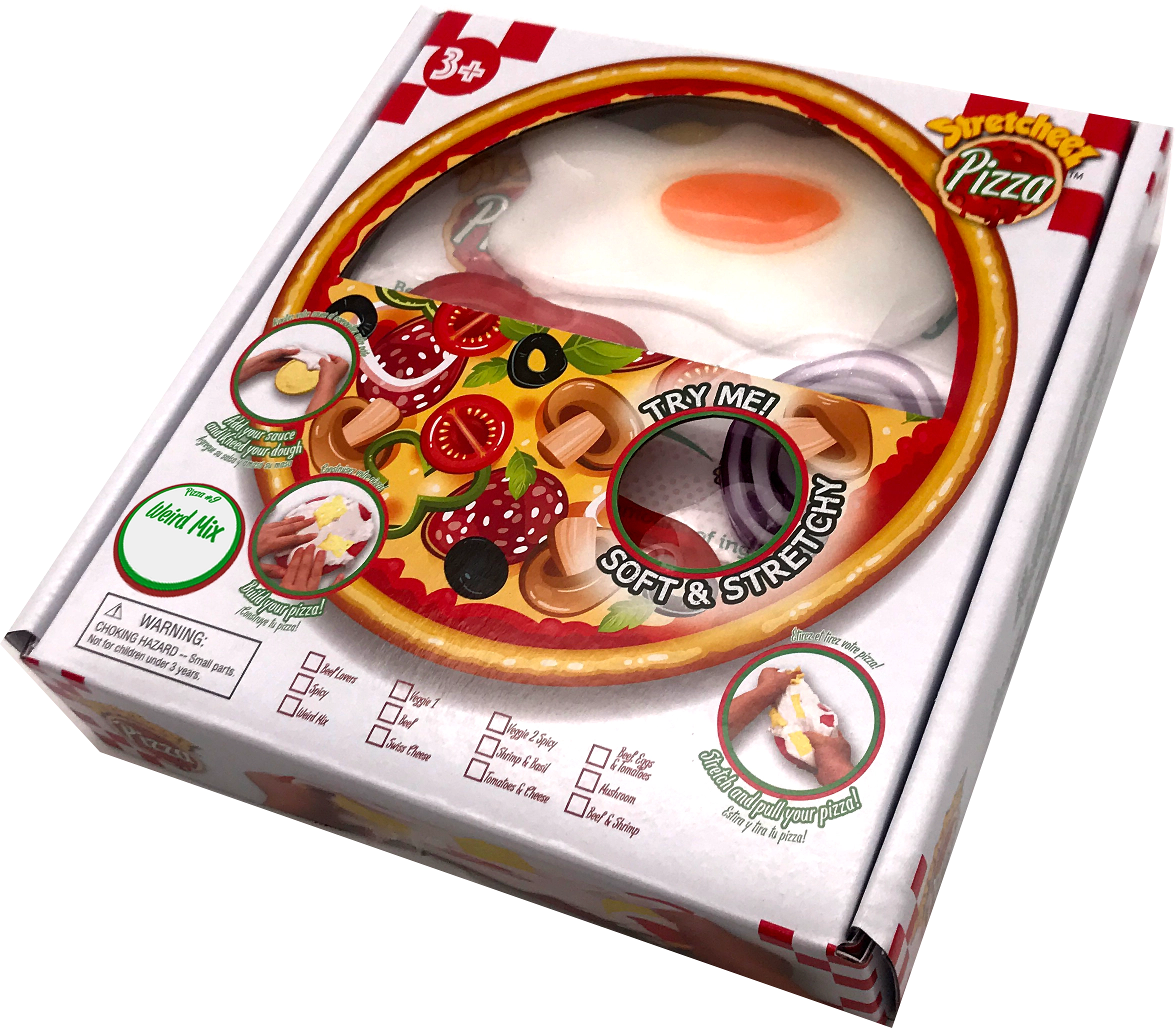 COLOR LAND CHILDRENS TOYS CENTER LLC Pizza - Squishy Stretchy