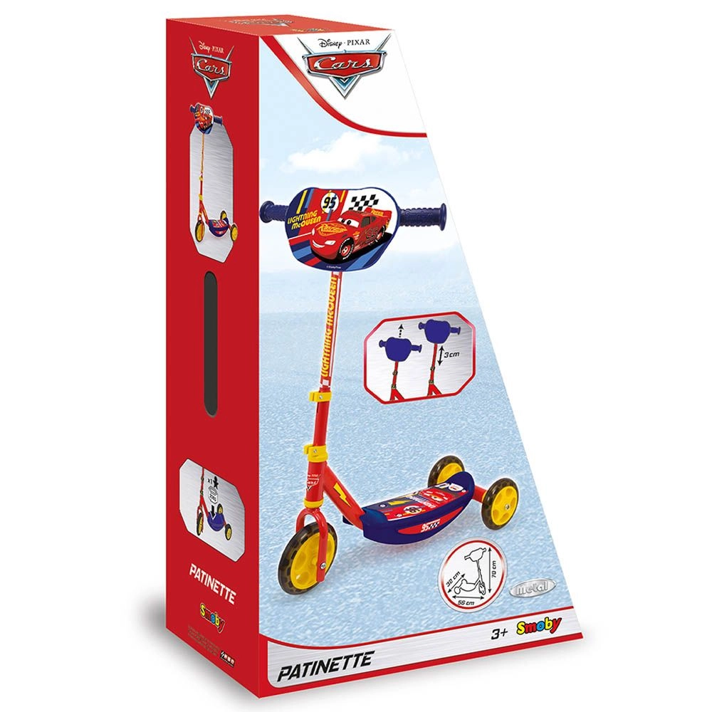 Cars Scooter - 3 wheels Metal structure