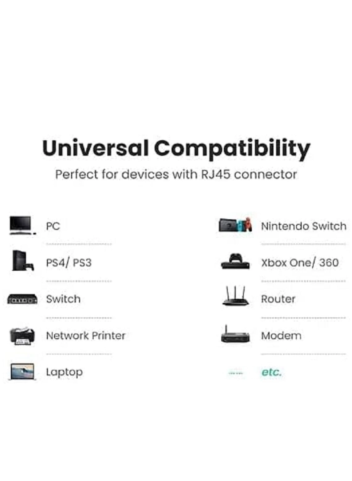 High Speed RJ45 cat6 Ethernet Patch Cable - 20 m
