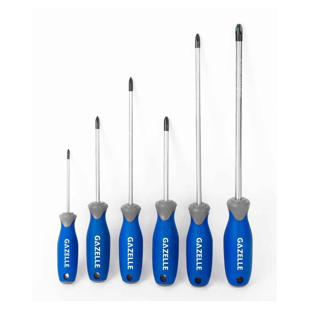Gazelle G80283 Phillips Screwdriver Set (6 Pcs)